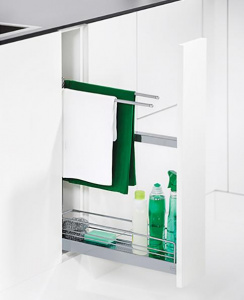 Бутылочница для полотенец 150 мм 3D, Арена КЛАССИК 1 шт, цвет ТИТАН, 1 уп. (2334640102)