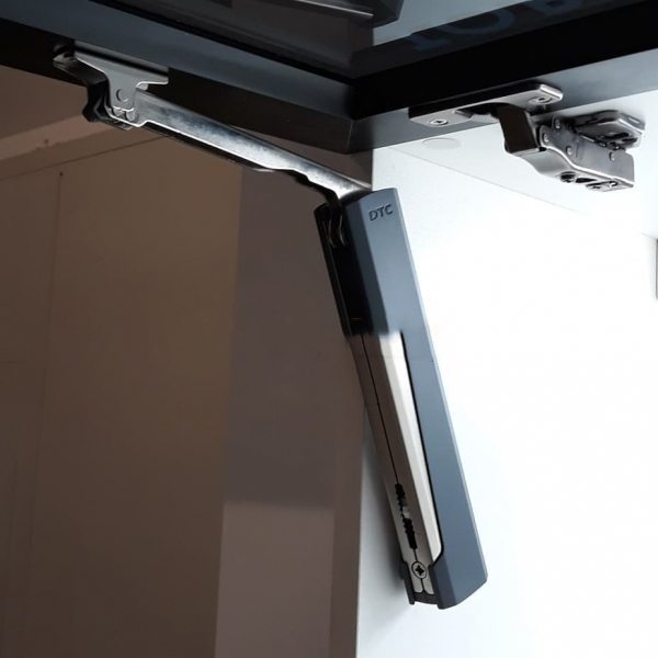 Заглушка декоративная, пластиковая левая для TOP STAY SE, Серая DTC