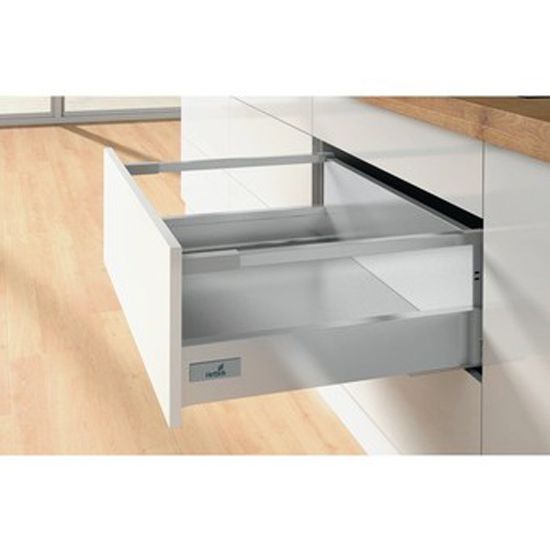 9228911 Ком-кт короба InnoTech Atira полн. выдв. с Silent System NL350, H176, релинги, серый