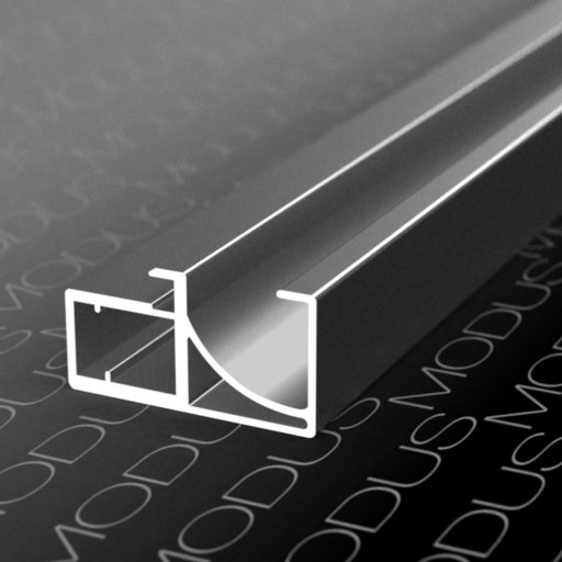 MF22 Профиль-ручка 5,5м, Черный NEW (А26) MODUS