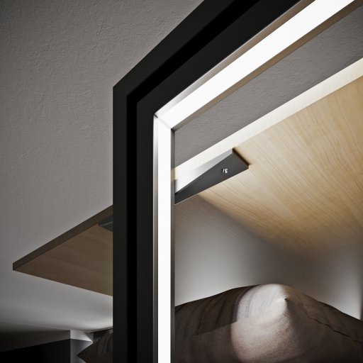 PA02 Профиль опорный 5.5 м, Серебро (А00) MODUS