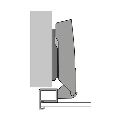 9091224 Петля Sensys 8631i для алюмин. рам, угол 95°, чашка TA32, накл. (B12,5) черн обсидиан
