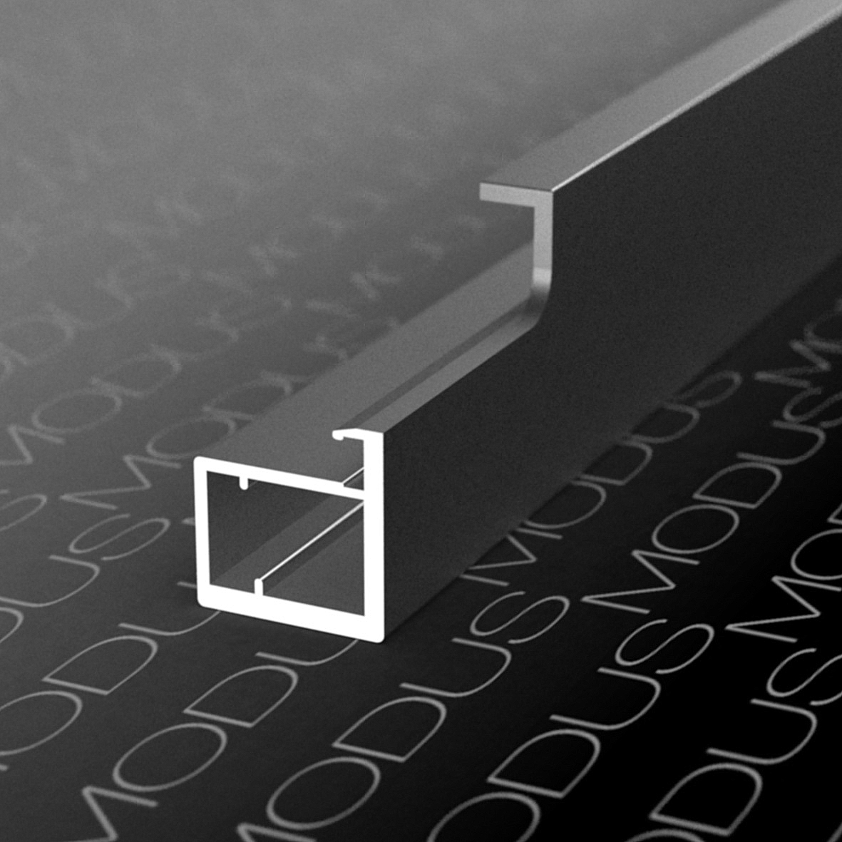 MF21 Профиль интегрированный 2,85м, Латунь (A21) MODUS