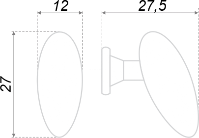 Мебельная ручка RC003CP.4
