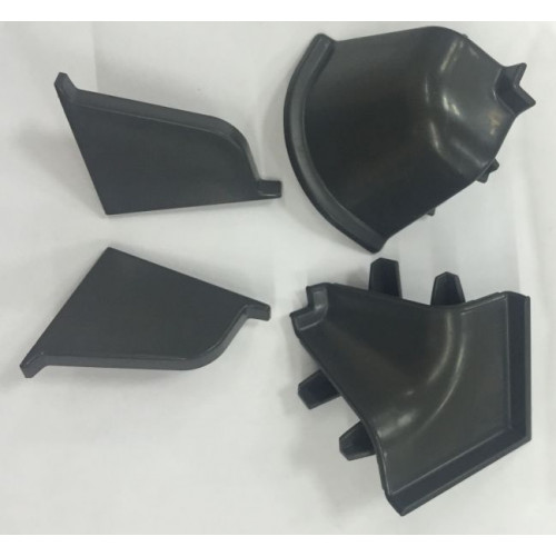 Комплект фасон. част. к плинтусу 118/ SB 135 98151 антрацит                