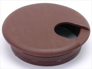 Заглушка компьютерная d=63,  №8 Темно-коричневый