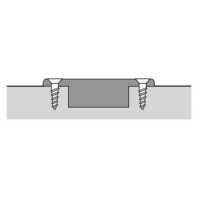 9289590 Петля Veosys, угол 105°, чашка TH42, D35, накладная навеска (В 11,5), нержавеющая сталь