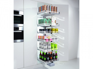 Конвой Лавидо 600 мм, H1900 + мм, цвет ХРОМ, (2806570005)