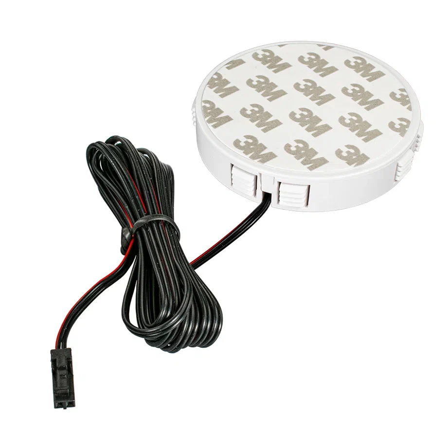 ИП беспровод.зарядка SECRET скрыт,монт., D=73*15мм,15Вт вход 12В 2А Белая (GLS)