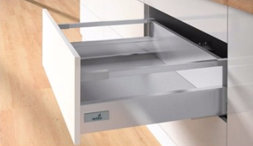 9228918 Ком-кт ящика InnoTech Atira частич. выдв. с Silent System NL470, H144, серый