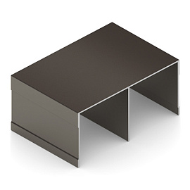 Направл. двухпол. верхняя ЭКО, Бронза матовая 1,8м (Aristo) AE0457.BP540.BZMAN.CJ