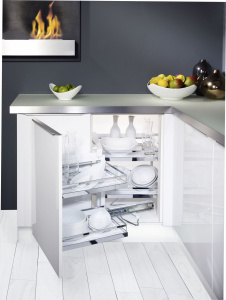 Волшебный угол 450 - 600 мм КОМПЛЕКТ, левый, Арена КЛАССИК, цвет ТИТАН, (2604070102)