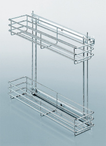 Корзина под мойку малая, ТИТАН, 117х470х420 мм (0051250102)