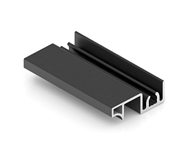 Рамка узкая SLIM, Чёрный матовый 1,8м (Aristo) AV0588.VP540.BKSPC.CJ