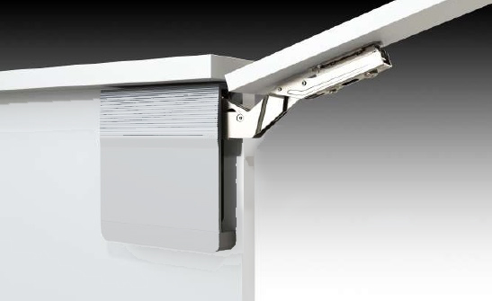 Подъемный механизм TOP STAY SQ PUSH, индекс нагрузки 2600-5000, высота h=250-600мм, Белый DTC