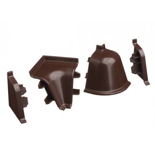 Комплект фасон. част. к плинтусу 118/ SB 135 96102 коричневый                