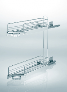 Бутылочница 150 мм + скос 45°, правая, Арена КЛАССИК, цвет ТИТАН, 1 уп. (2312120102)