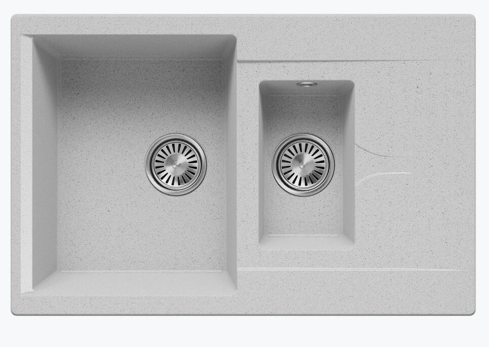 Мойка прямоугольная BRIG-770 (№314 Светло-серый) арт. 854918 Polygran