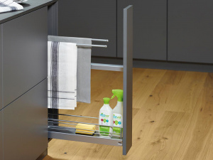 Бутылочница для полотенец 150 мм 3D, Арена СТИЛЬ 1 шт, цвет АНТРАЦИТ, 1 уп. (2334659846)