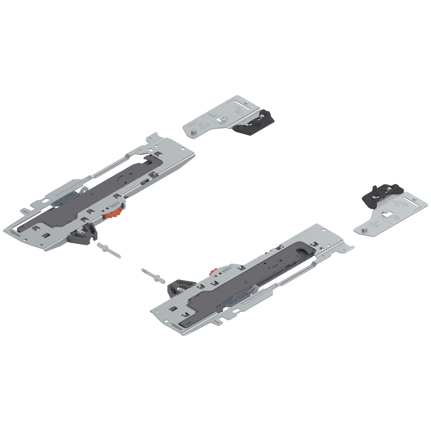 Механизм TIP-ON BLUMOTION TANDEMBOX, L3 (15–30 кг), НД=350-600 мм, T60B3530