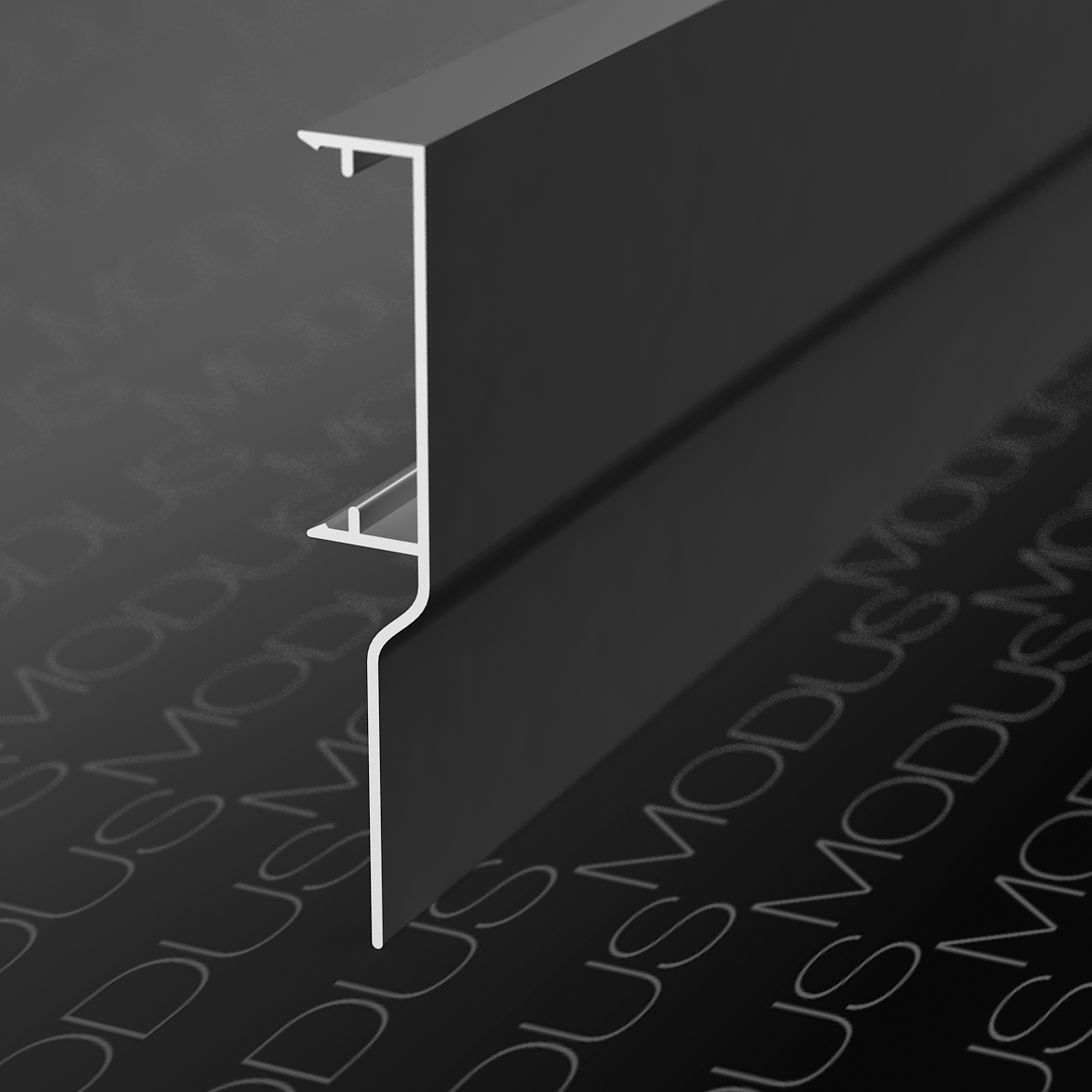 MS183 Профиль накладка для подвесной системы AIR SOFT 5,8м, Серебро матовое (А00) MODUS