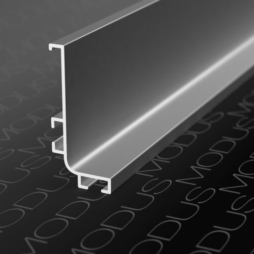 KB92 Профиль горизонтальный L-образный для нижних баз 4м, Латунь (А21) MODUS