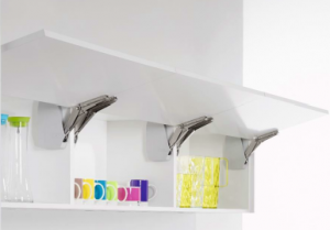 Подъемник поворотный ФриФлап мини - тип А Комплект, цвет БЕЛЫЙ, вес фасада 0,6-4,6 кг (2716619966)