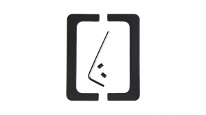 Заглушки GOLA BALANCE RZ050.01BL (BL - Чёрный матовый)