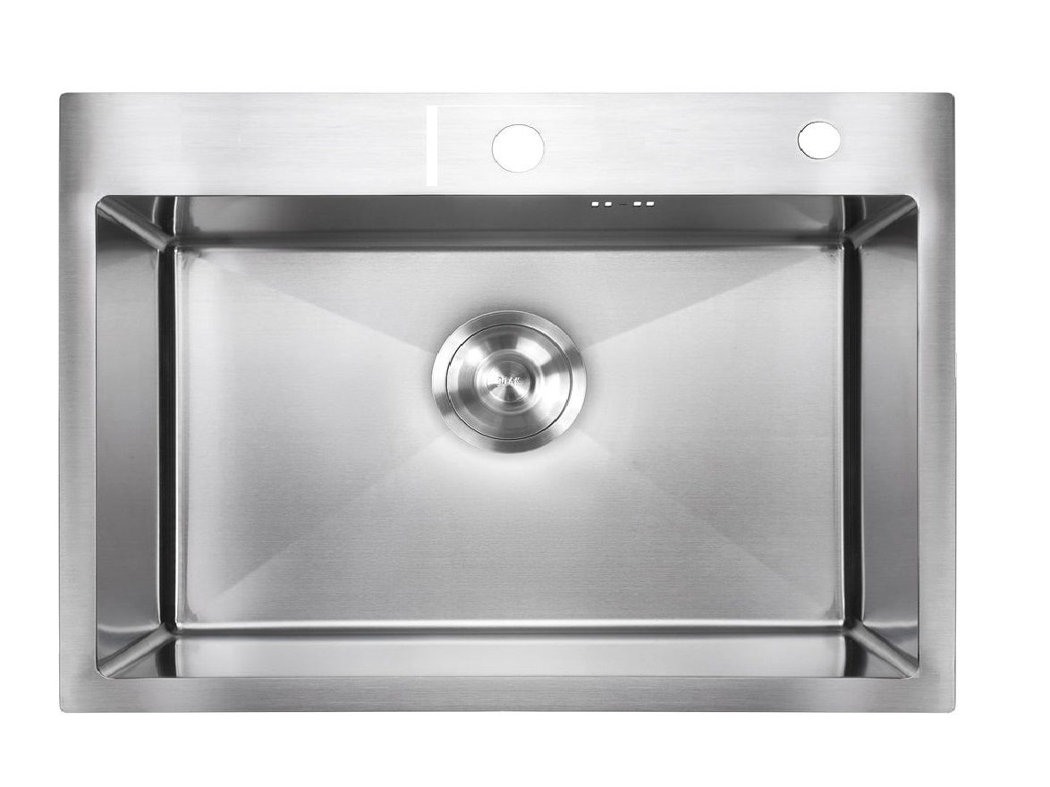 Мойка AMOLLET (650*480*220 мм.) толщина 3 мм. дно 1.2 мм. (Сатин)