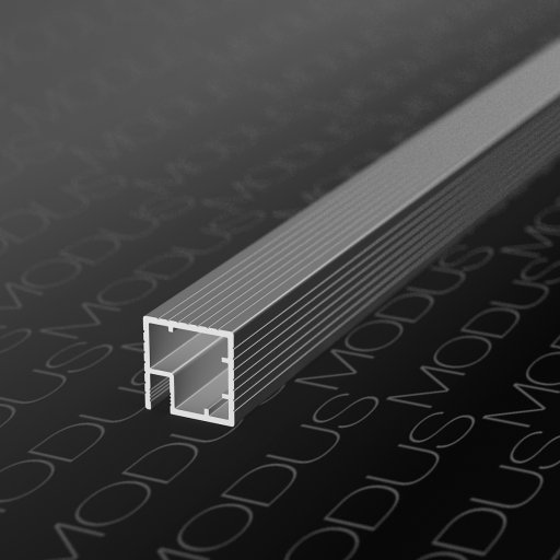 CZ1 Профиль-царга задний для нижних баз, L=4м, Серебро (А00) MODUS