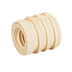 1004928 Муфта №33 M6, D10x11, пластик, белый для отверст. 10мм. пластик белый