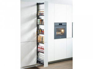 Диспенса 90°, 150 мм ЧВ КОМПЛЕКТ, H1200 мм - 1600 мм, 4 полки, Арена СТИЛЬ,  АНТРАЦИТ (2611609846)