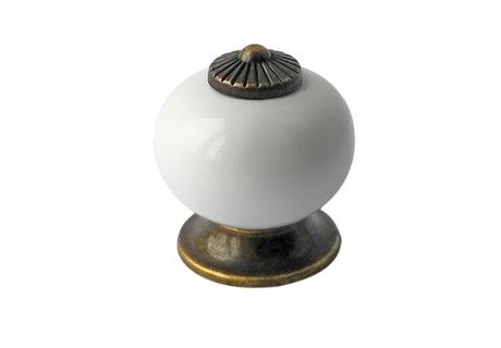 Мебельная ручка BALU RC106AB.3/W (AB - Старинная латун)