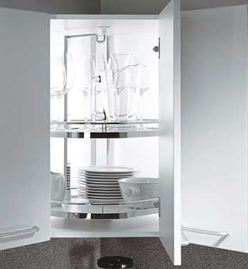 Твистер, h.659 - 769 мм,К-т Арена КЛАССИК,3 полки + рама + крепеж,ХРОМ,дно серое,антисл(2296920005)