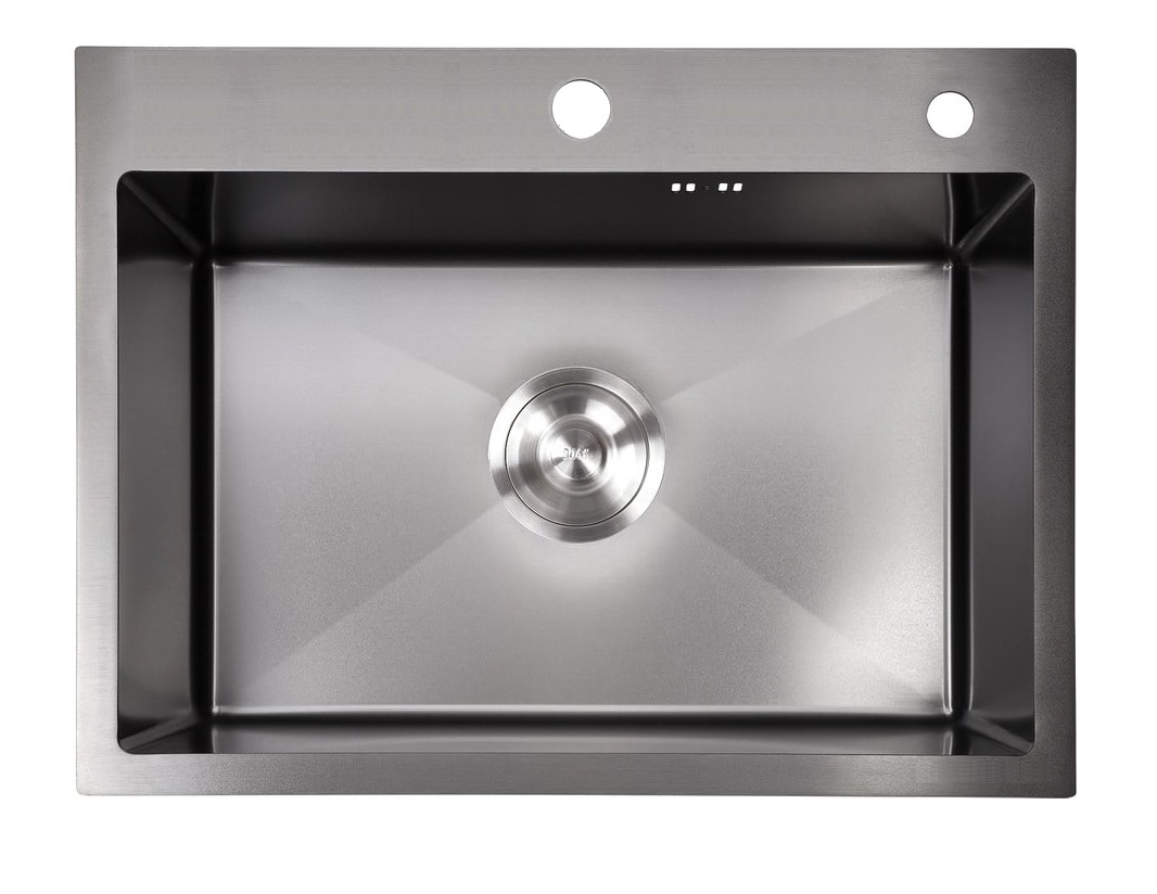 Мойка AMOLLET (600*480*220 мм.) толщина 3 мм. дно 1.2 мм. (Графит)