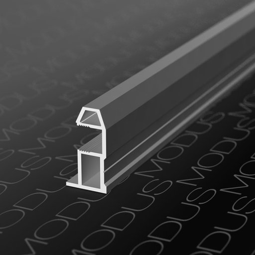 MS161 Профиль вертикальный 5,4м, Белый глянец (А16) MODUS