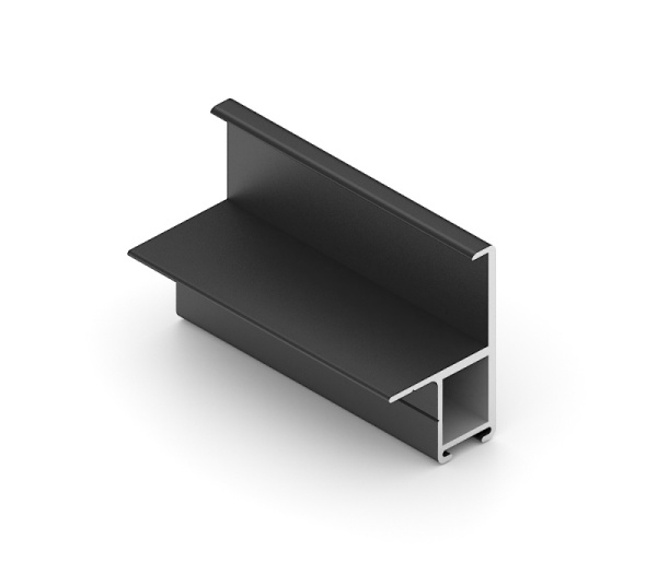 Профиль вертикальный NOVA16, Чёрный матовый (Aristo) NB0487.VP540.BKSPC.CJ