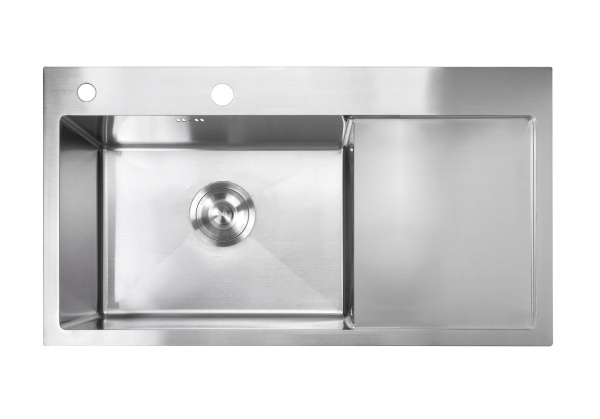 Мойка AMOLLET (780*480*220 мм.) толщина 3 мм. дно 1.2 мм (Сатин)