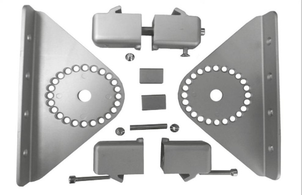 Система Stilos 3428 полкодержатель для полок с изменяемым углом наклона 3428ZRE01