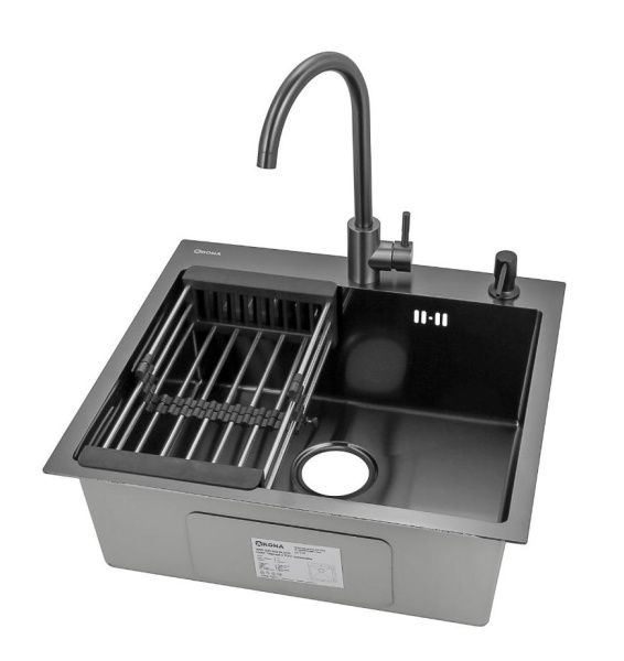 Мойка ARS 500*505 мм BLACK PVD NANO арт. 37699 ARONA