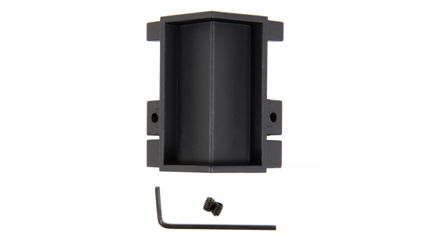 Внутренний уголок-держатель GOLA BALANCE RZ051.03BL (BL - Чёрный матовый)