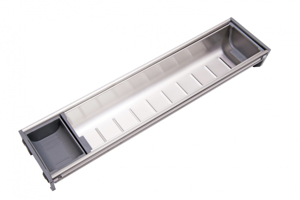 PC05/GR/103x422 - Поддон д/столовых приборов (серый), Boyard