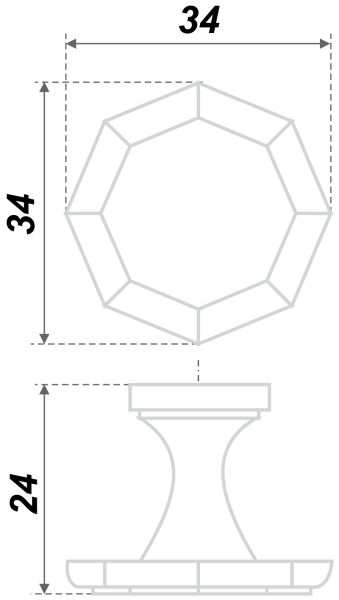 Мебельная ручка RC013CP.4