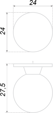 Мебельная ручка RC006SN.4