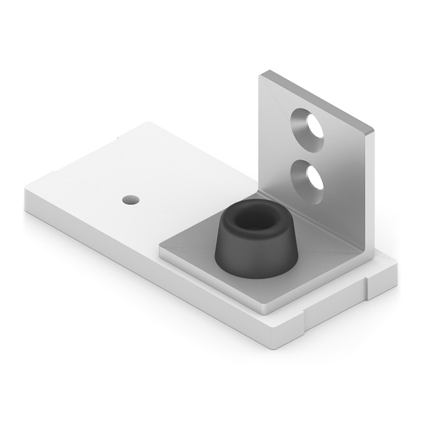 Заглушка верхней двухпол. напр., алюм., Белый мат. AS0026.VP000.WHMPC.CY (Aristo)