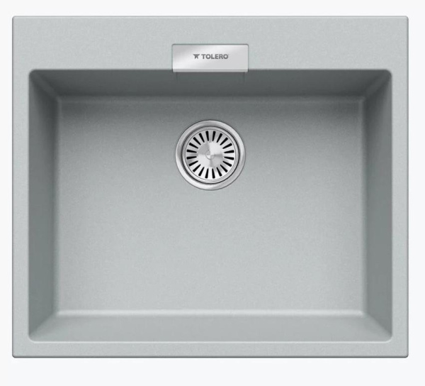 Мойка прямоугольная Tolero Loft TL-580 (Платина) арт. 856202