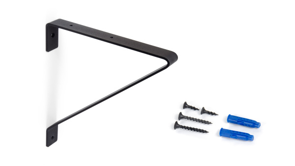 Полкодержатель DELTA P303BL.4 (BL - Чёрный матовый)