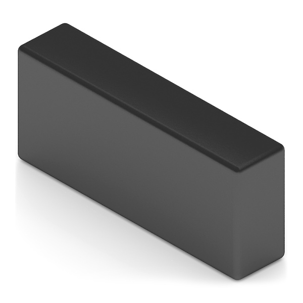 Вкладная перегородка врезной ручки, Черный мат. NOVA (SLIM, FUSION) (Aristo) NA0035.VP000.BKSPS.CH