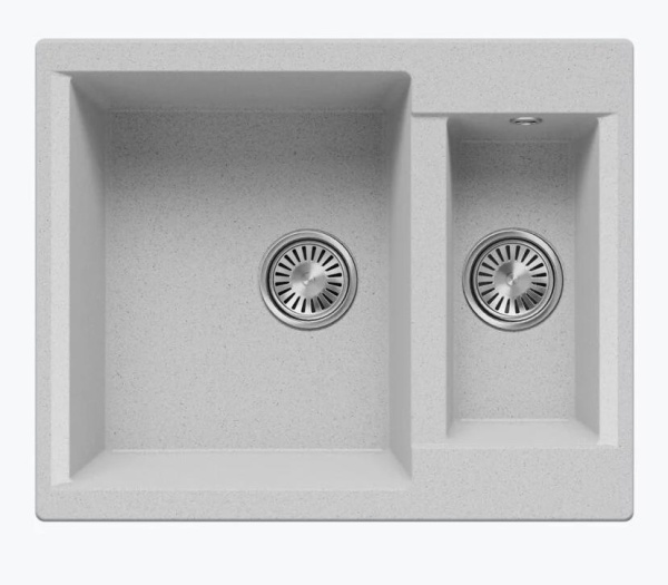 Мойка прямоугольная BRIG-620 (№314 Светло-серый) арт. 854871 Polygran