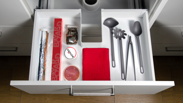 Держатель дна и задней стенки для ящика под мойку SBH29/W